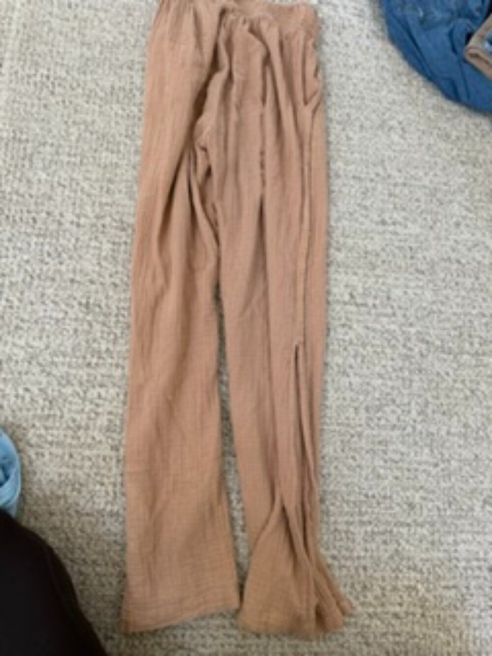 Aerie Flowy Loose Pants - Camel Color